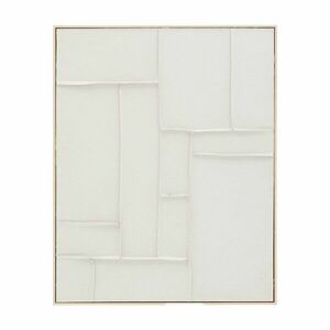 Kézzel festett-3D-s keretezett-vászon kép 80x100 cm Klis – Kave Home kép