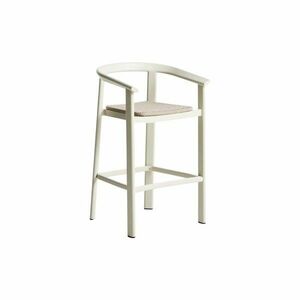 Krémszínű tömörfa kerti bárszék Erice – Kave Home kép
