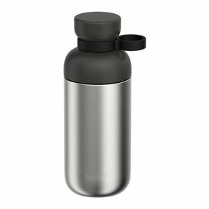 Fekete-ezüstszínű rozsdamentes acél ivópalack 500 ml Vita – Mepal kép