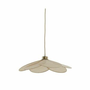 Krémszínű függőlámpa textil búrával Fyano – Light & Living kép