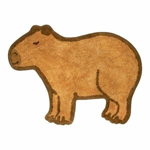 Barna pamut gyerek szőnyeg 52x68 cm Capybara – Sass & Belle kép