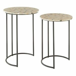 Kerek tárolóasztal szett 2 db-os ø 38 cm Halle – Premier Housewares kép