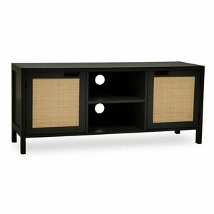 Fekete TV-állvány 120x52x38 cm Sherman – Premier Housewares kép