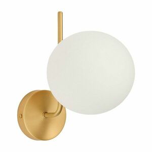 Fehér-aranyszínű fém fali lámpa ø 15 cm Brisia – Kave Home kép