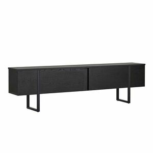 Fekete TV-állvány 180x50x30 cm Onera – Kalune Design kép
