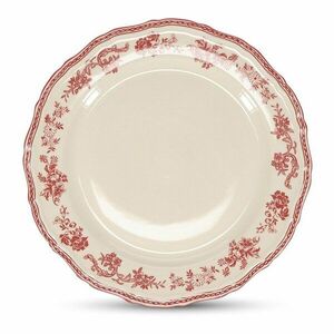 Borvörös-elefántcsont színű porcelán tányér ø 27 cm Cyril – S|P Collection kép