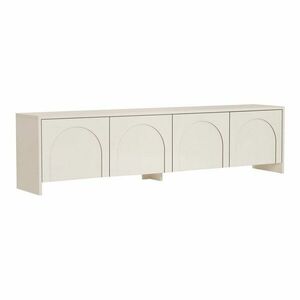 Krémszínű TV-állvány 180x45x32 cm Aurelia – Kalune Design kép