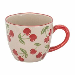 Bézs kerámia bögre 250 ml Cherries – Sass & Belle kép