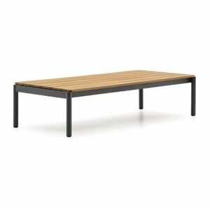 Teakfa kerti dohányzóasztal 63x149 cm Sorells – Kave Home kép