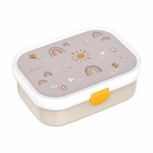 Bézs műanyag gyerek uzsonnás doboz Sunshine & Rainbow – Mepal kép