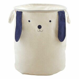 Fehér textil játéktároló kosár ø 39x48 cm Mimo Dog Face – Premier Housewares kép