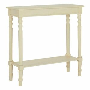 Elefántcsont színű borovi fenyő konzolasztal 30x80 cm Heritage – Premier Housewares kép