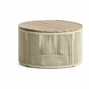 Kerek kerti dohányzóasztal akácfa asztallappal ø 60 cm Dandara – Kave Home kép