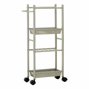 Fém gurulós zsúrkocsi 16x40 cm Dara – Premier Housewares kép