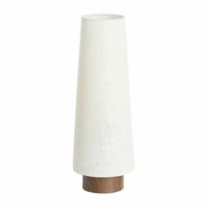 Krémszínű fém asztali lámpa textil búrával (magasság 42 cm) Howie – Light & Living kép