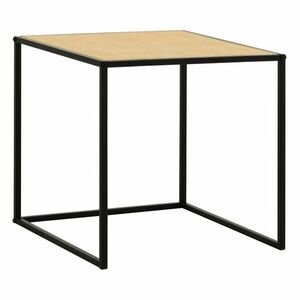 Rattan tárolóasztal 44x44 cm Depok – Premier Housewares kép