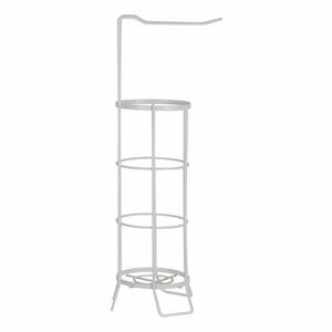 Fehér rozsdamentes acél WC-papír tartó állvány Linnea – Premier Housewares kép