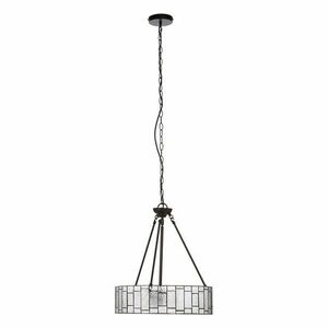 Fém függőlámpa üveg búrával ø 46 cm Waldorf – Premier Housewares kép