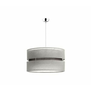 - Csillár zsinóron DUO 1xE27/15W/230V átm. 40 cm szürke 7034 kép