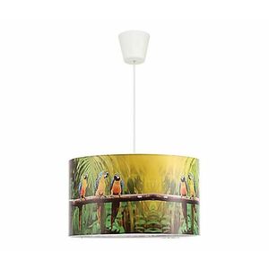 - Gyerek csillár zsinóron PARROTS 1xE27/40W/230V átm. 35 cm 7951 kép