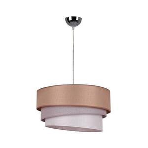 - Csillár zsinóron TRIO 1xE27/40W/230V átm. 45 cm barna/szürke/ezüst 8338 kép