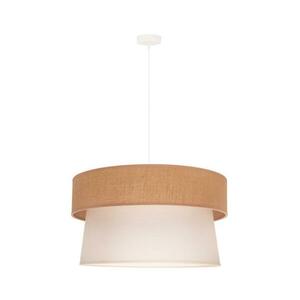 - Csillár zsinóron ETNIC 1xE27/40W/230V átm. 45 cm krémes/bézs 81068 kép
