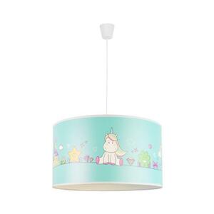 - Gyerek csillár zsinóron UNICORN 1xE27/15W/230V átm. 35 cm 8833 kép