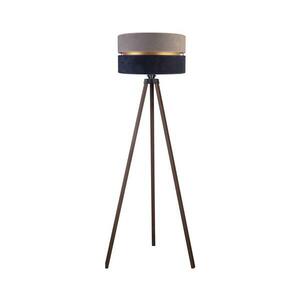 - Állólámpa DUO 1xE27/60W/230V átm. 44 cm szürke/kék/barna AS0464+DU82689 kép