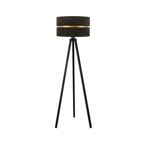- Állólámpa DUO 1xE27/60W/230V átm. 44 cm fekete/wenge AS0466+DU83525 kép