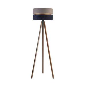 - Állólámpa DUO 1xE27/60W/230V átm. 44 cm szürke/kék/wenge AS0462+DU82689 kép