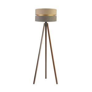 - Állólámpa DUO 1xE27/60W/230V átm. 44 cm bézs/szürke/wenge AS0462+DU83549 kép