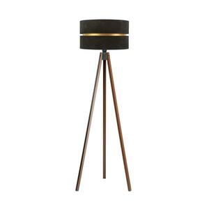 - Állólámpa DUO 1xE27/60W/230V átm. 44 cm fekete/wenge AS0462+DU83525 kép