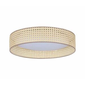 - LED Mennyezeti lámpa ROLLER LED/24W/230V átm. 45 cm rattan 600873 kép
