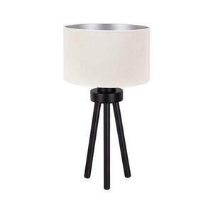 - Asztali lámpa LYON 1xE27/15W/230V átm. 30 cm krémes 602259 kép