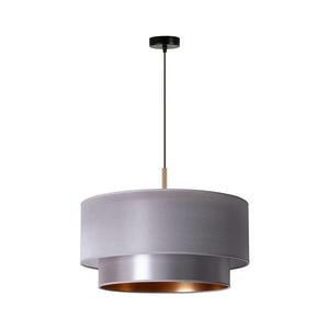- Csillár zsinóron NANTES 1xE27/15W/230V á. 45 cm ezüst/réz 602532 kép