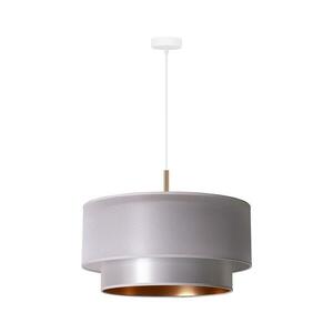 - Csillár zsinóron NANTES 1xE27/15W/230V á. 45 cm ezüst/réz 602549 kép