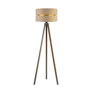 - Állólámpa DUO 1xE27/60W/230V átm. 44 cm bézs/wenge AS0462+DU82672 kép