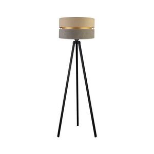 - Állólámpa DUO 1xE27/60W/230V átm. 44 cm bézs/szürke/wenge AS0466+DU83549 kép