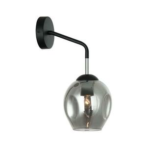 WL-30843-1 BK+SG - Fali lámpa BORGO 1xE27/40W/230V fekete WL-30843-1 BK+SG kép