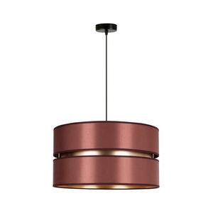 - Csillár zsinóron DUO 1xE27/15W/230V átm. 40 cm Burgundi/arany 600286 kép