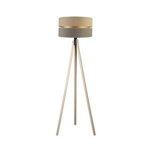 - Állólámpa DUO 1xE27/60W/230V átm. 44 cm bézs/szürke/bézs AS0463+DU83549 kép
