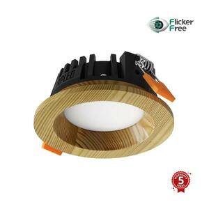 APLED - LED Lámpa RONDO WOODLINE LED/3W/230V 3000K átm. 9 cm fenyő tömör fa 21268 kép