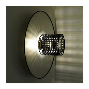 - Fali lámpa TOKYO RATTAN 1xE27/15W/230V átm. 50 cm ezüst/fekete 603171 kép