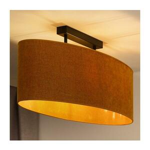 - Felületre szerelhető csillár OVAL 2xE27/15W/230V barna 604437 kép