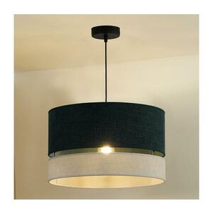 - Csillár zsinóron DOUBLE 1xE27/15W/230V átm. 40 cm zöld/szürke 603621 kép