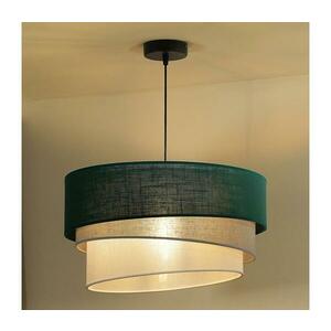 - Csillár zsinóron TRIO 1xE27/15W/230V átm. 45 cm zöld/szürke/fehér 604031 kép