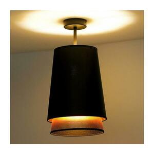 - Felületre szerelhető csillár BELL SHINY 1xE27/15W/230V átm. 25 cm fekete/réz 604291 kép