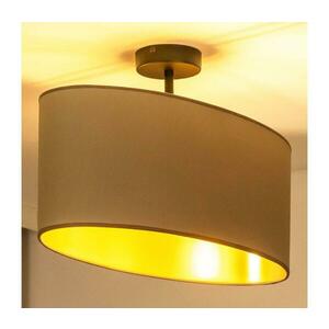 - Felületre szerelhető csillár OVAL VEGAN 1xE27/15W/230V bézs 604420 kép