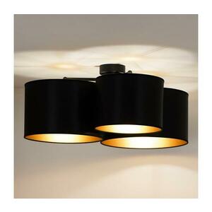 - Felületre szerelhető csillár ROLLER TRIO SHINY 3xE27/15W/230V fekete/arany 604116 kép