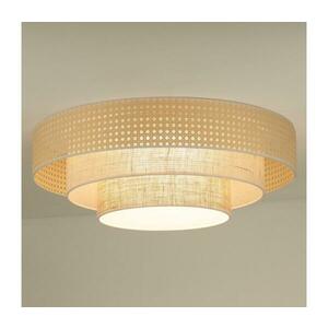 - LED Mennyezeti lámpa LUNETA LED/26W/230V átm. 60 cm 4000K rattan/bézs 606127 kép